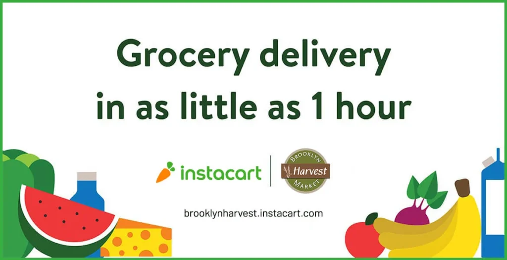 Grocery delivery in as little as 1 hour